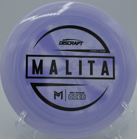 ESP Malita released on a smooth standstill shot at Hornets Nest Disc Golf Course in Charlotte, North Carolina.