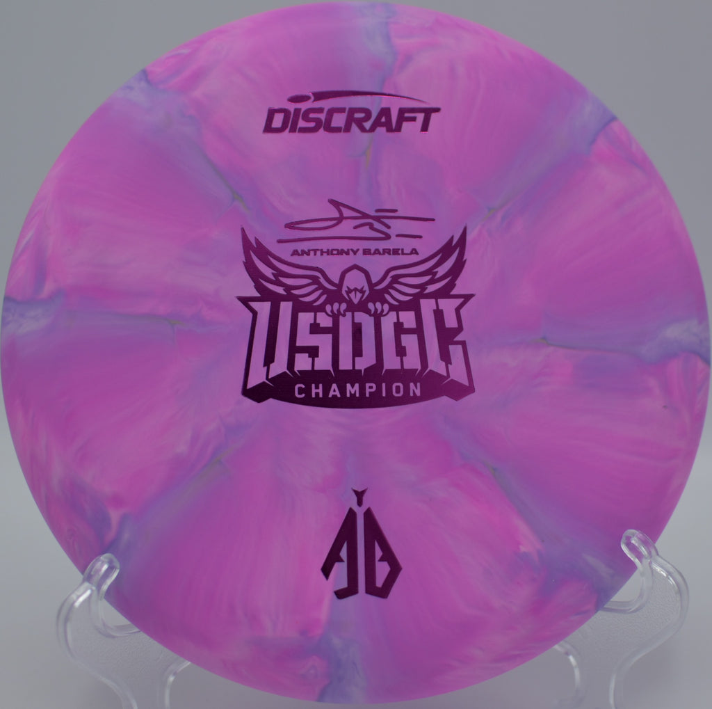 CT Swirl Focus sitting on pine needles at Arrowhead Park DGC in Johnston, IA, perfect for confident inside-the-circle putts.