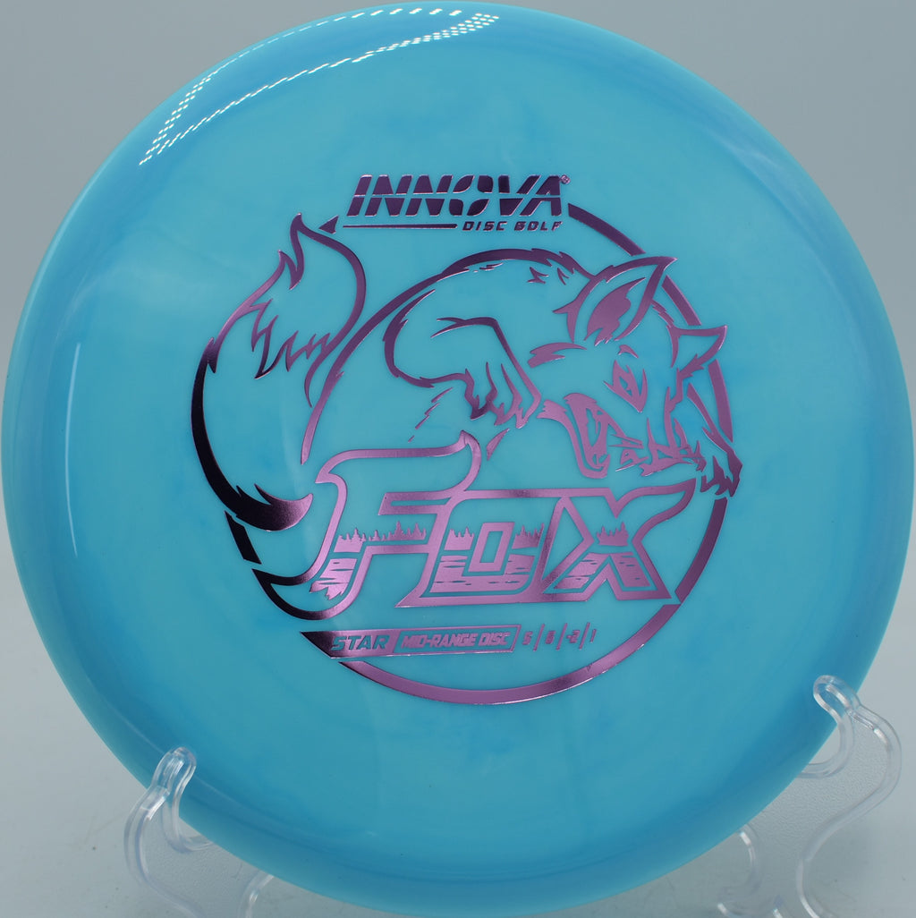 Star Fox Innova midrange shaping a precision hyzer at Lincoln Ridge Disc Golf Course in Independence, Kentucky.