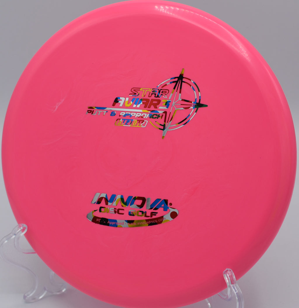 Dead-straight Aviar putt at Rotary Park Disc Golf Course in Huntington, West Virginia.


