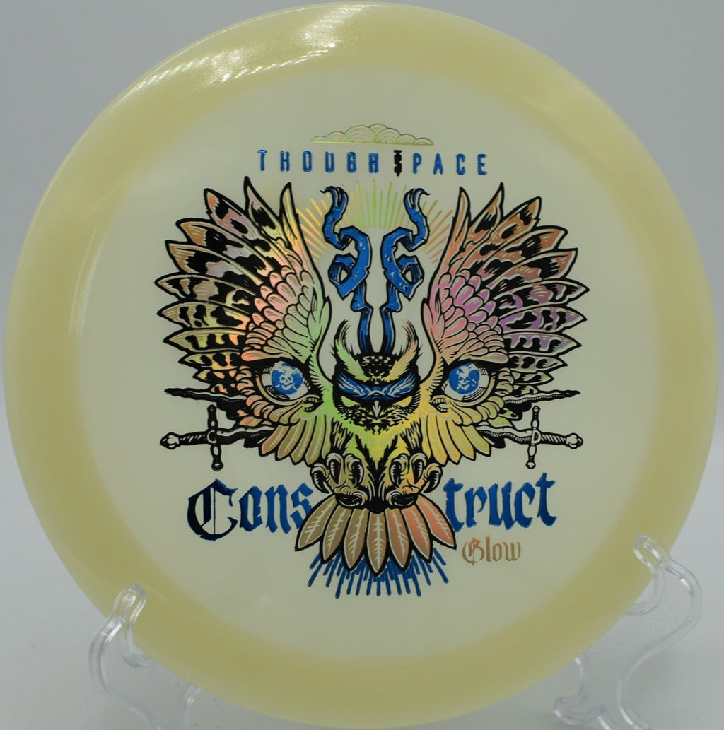 Thought Space Athletics Construct shaping tight wooded gap at Persimmon Ridge Disc Golf Course in Greenbrier, Arkansas