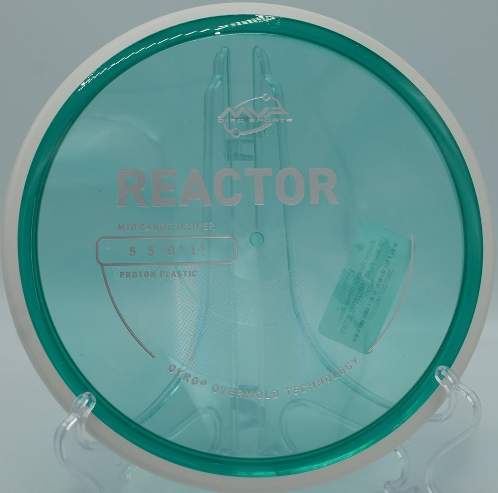 Proton Reactor straight tunnel mid shot at Lake Russell Disc Golf Course in Mt. Airy, Georgia, blending glide and consistent fade