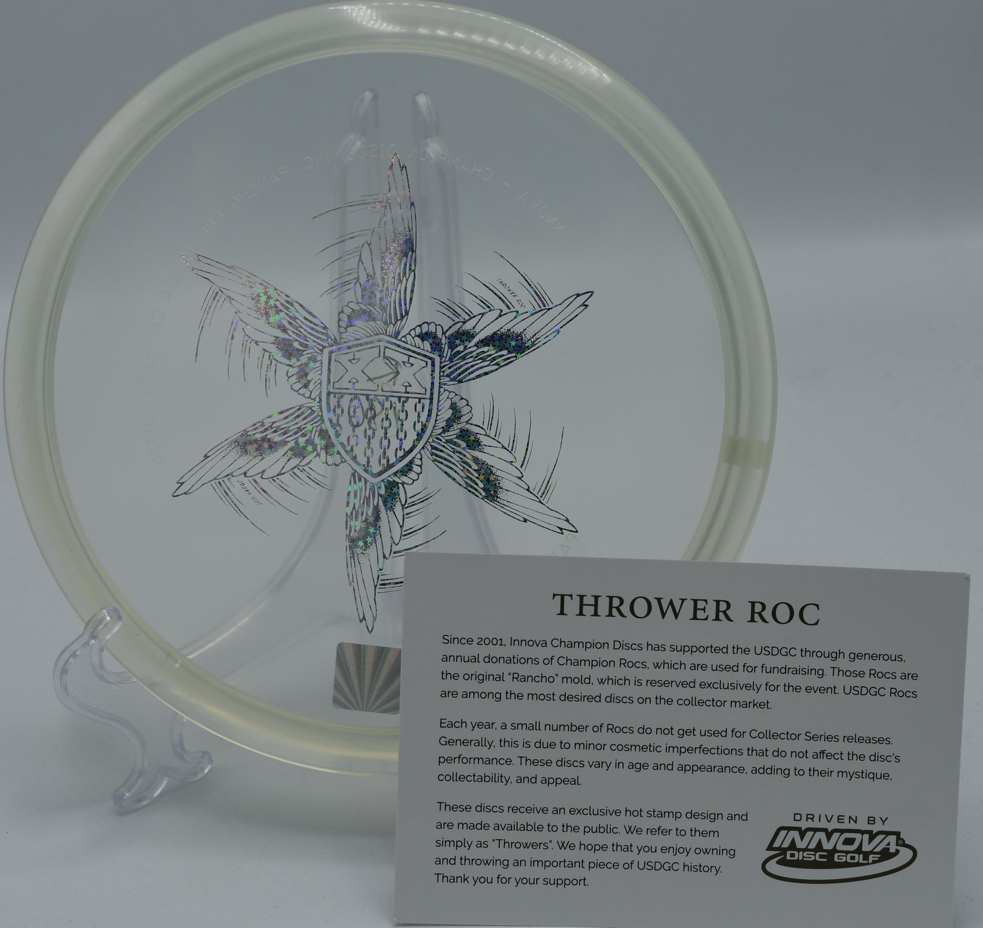 CHAMPION RANCHO ROC (USDGC THROWER ROC) disc golf disc, crafted for precision and control with a USDGC stamp, ideal for collectors and players, available nationwide and in Bellevue, WA, as well as states like North Carolina, Michigan, and Nevada.