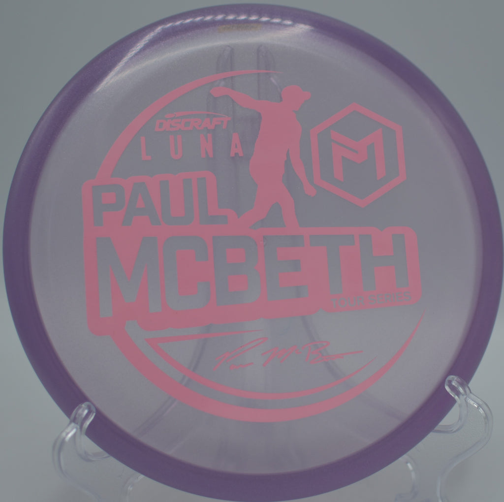 Metallic Z Tour Series Luna (2021 McBeth) hovering toward chains at Smugglers’ Notch Disc Golf Course in Jeffersonville, Vermont.