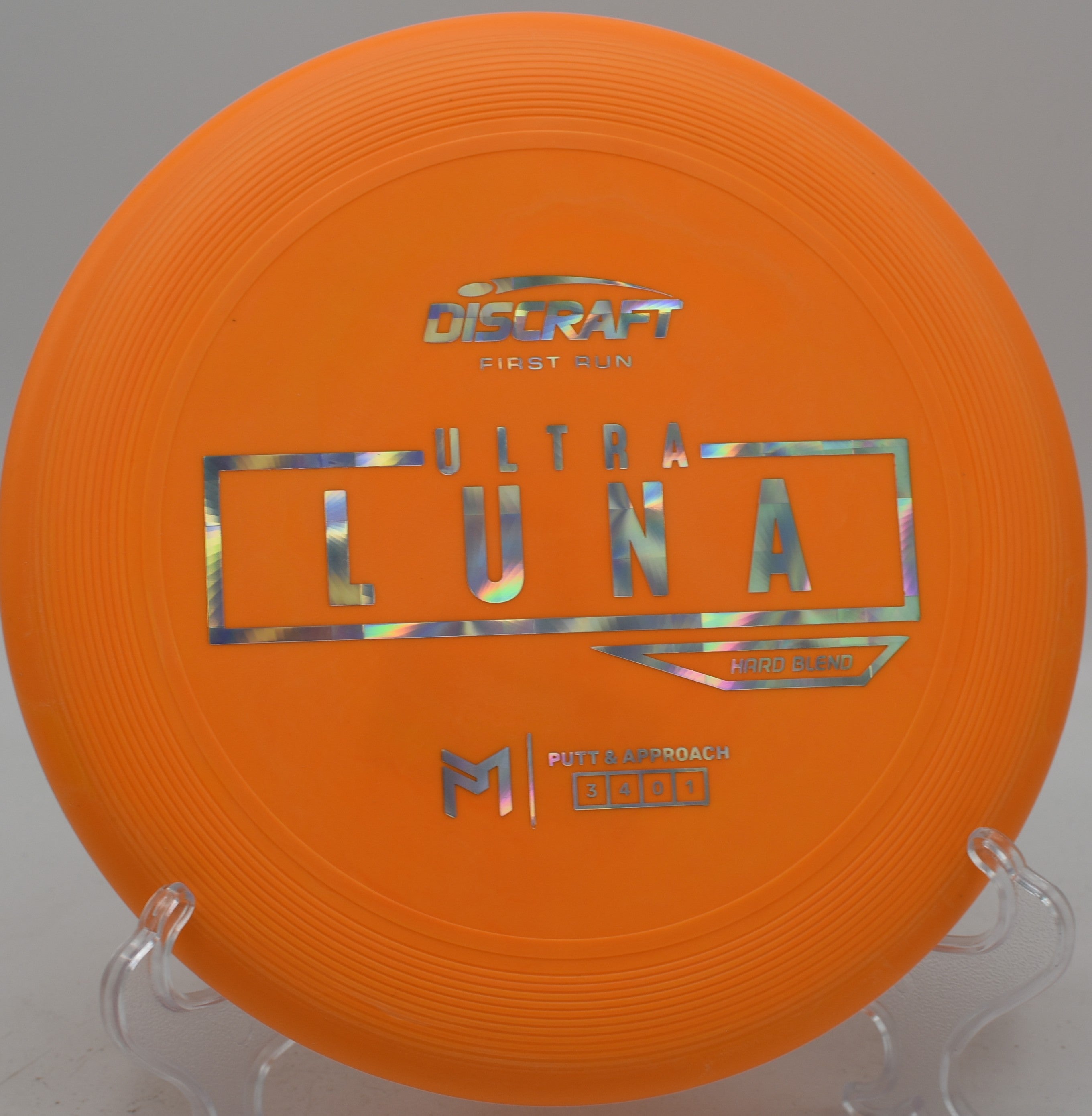 Paul McBeth UltraLuna displayed at Beaver Ranch DGC, Conifer CO for dependable approach accuracy