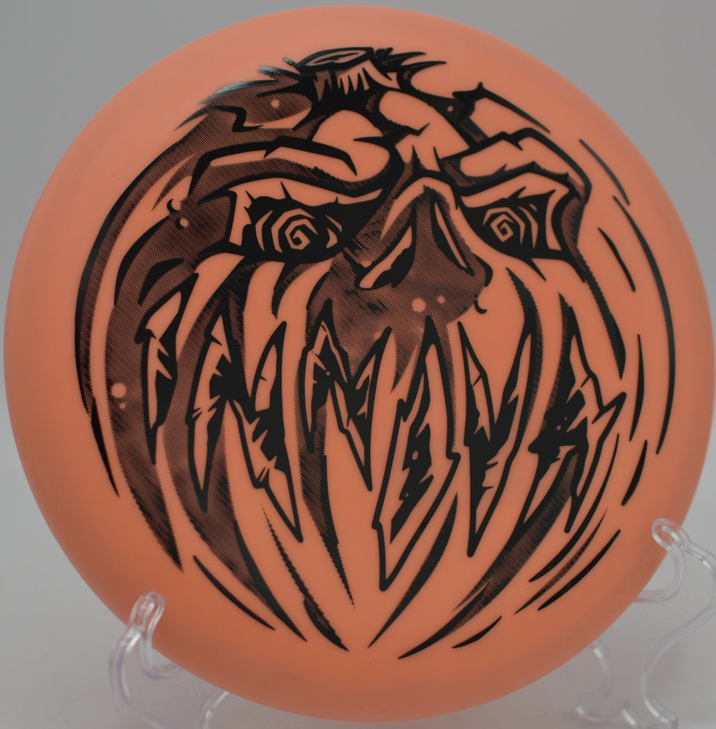 Innova Halloween Nexus Proto Glow Aviar perfect for glow rounds at Veterans Park Disc Golf Course in Arlington, Texas.