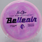 Belleair Signature Line disc launched on a gentle anhyzer at SeaTac Disc Golf Course in Washington