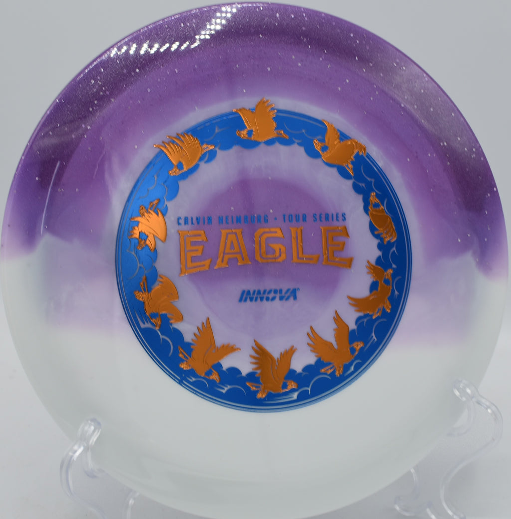 Duo Eagle disc golf driver delivering reliable fade on wooded holes at Trophy Lakes Disc Golf Course, Johns Island, South Carolina