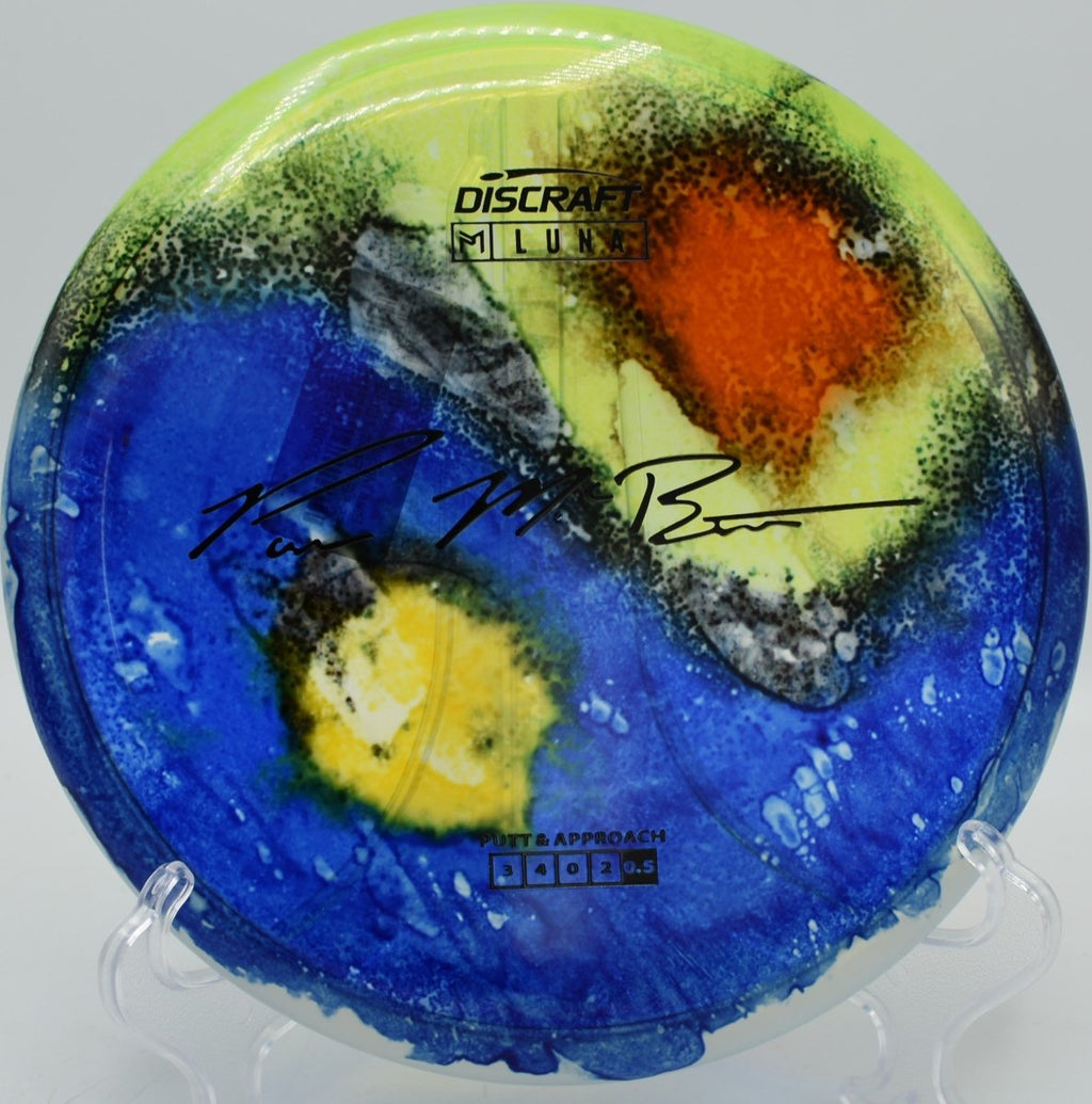 FlyDye Luna putter popular in California with nationwide shipping for smooth release circle putts and glide control