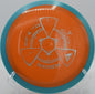 Backhand drive with the Neutron Mayhem hugging a tight tunnel line and fading late at Idlewild DGC.

