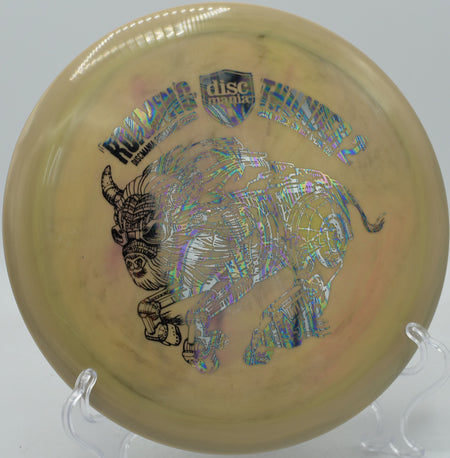 Discmania Roaming Thunder 2 CD2 riding a smooth hyzer flip to center fairway at Eagles Crossing in Hawk Point, Missouri.

