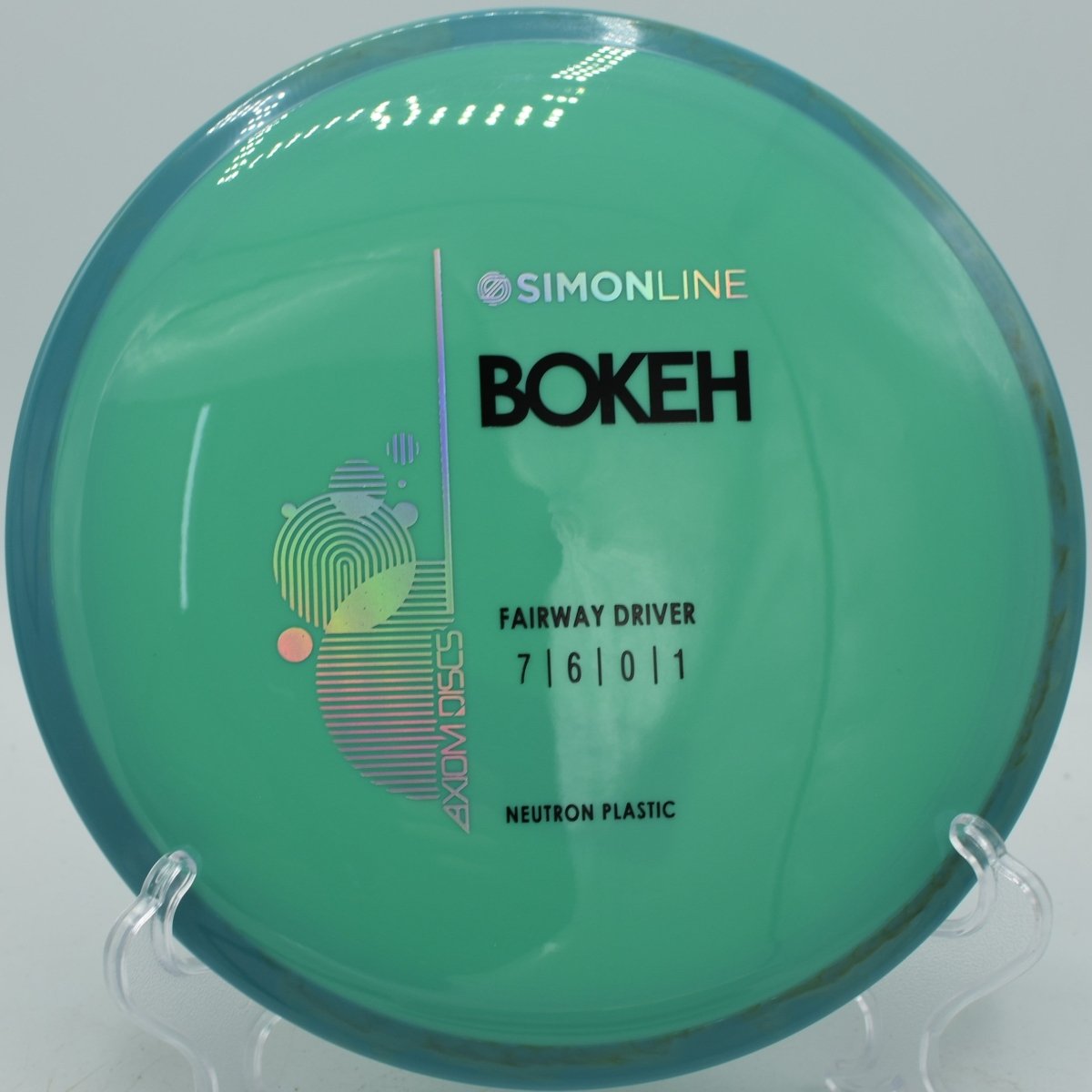 Axiom Neutron Bokeh displayed at Bowers Park DGC, Tuscaloosa AL for controlled placement golf