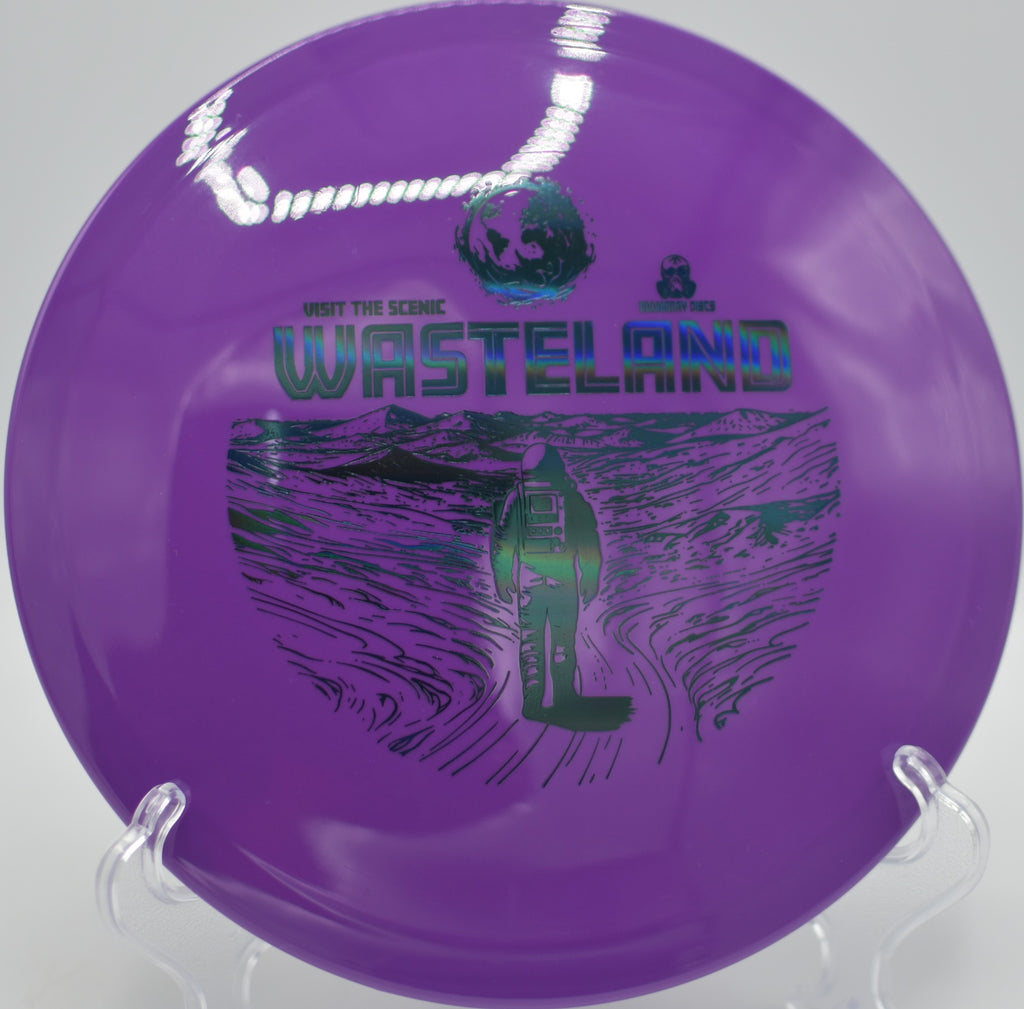 Doomsday Survival Wasteland ripping a standstill shot at North Valley DGC in Inver Grove Heights, MN, flying flat with a clean, neutral finish.