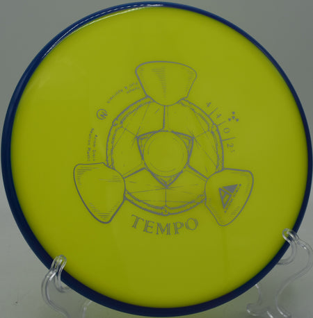 MVP Neutron Tempo thrown flat with a strong fade at Cedar Hill Park in Nashville, Tennessee.

