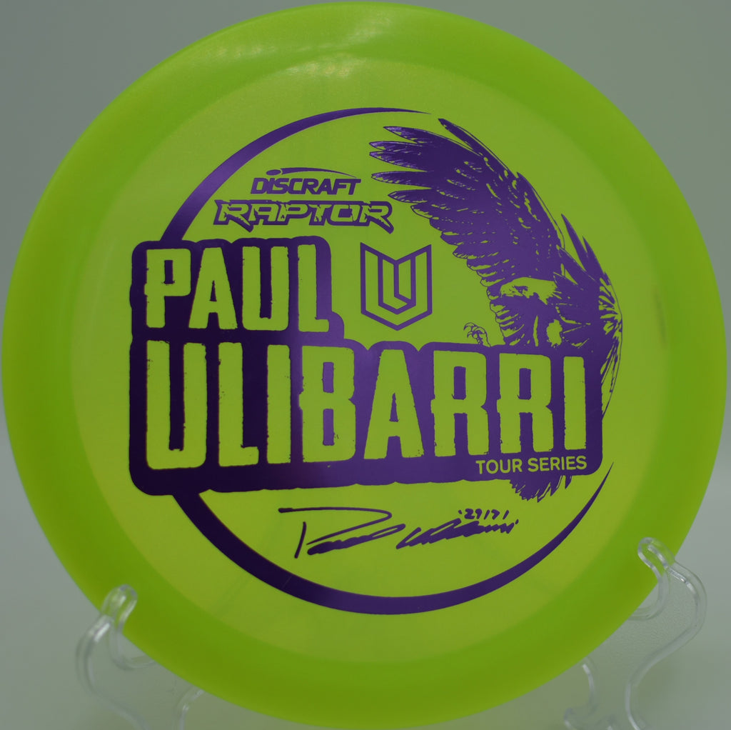 2021 Z Raptor (Paul Ulibarri) ripping on an overstable forehand line at Maple Hill Disc Golf Course in Leicester, Massachusetts, showcasing its torque resistance and reliable fade.