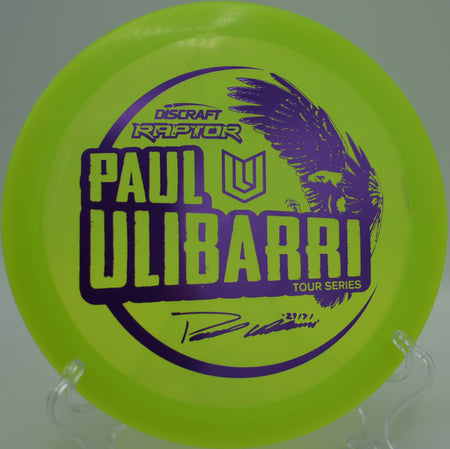 2021 Z Raptor (Paul Ulibarri) ripping on an overstable forehand line at Maple Hill Disc Golf Course in Leicester, Massachusetts, showcasing its torque resistance and reliable fade.