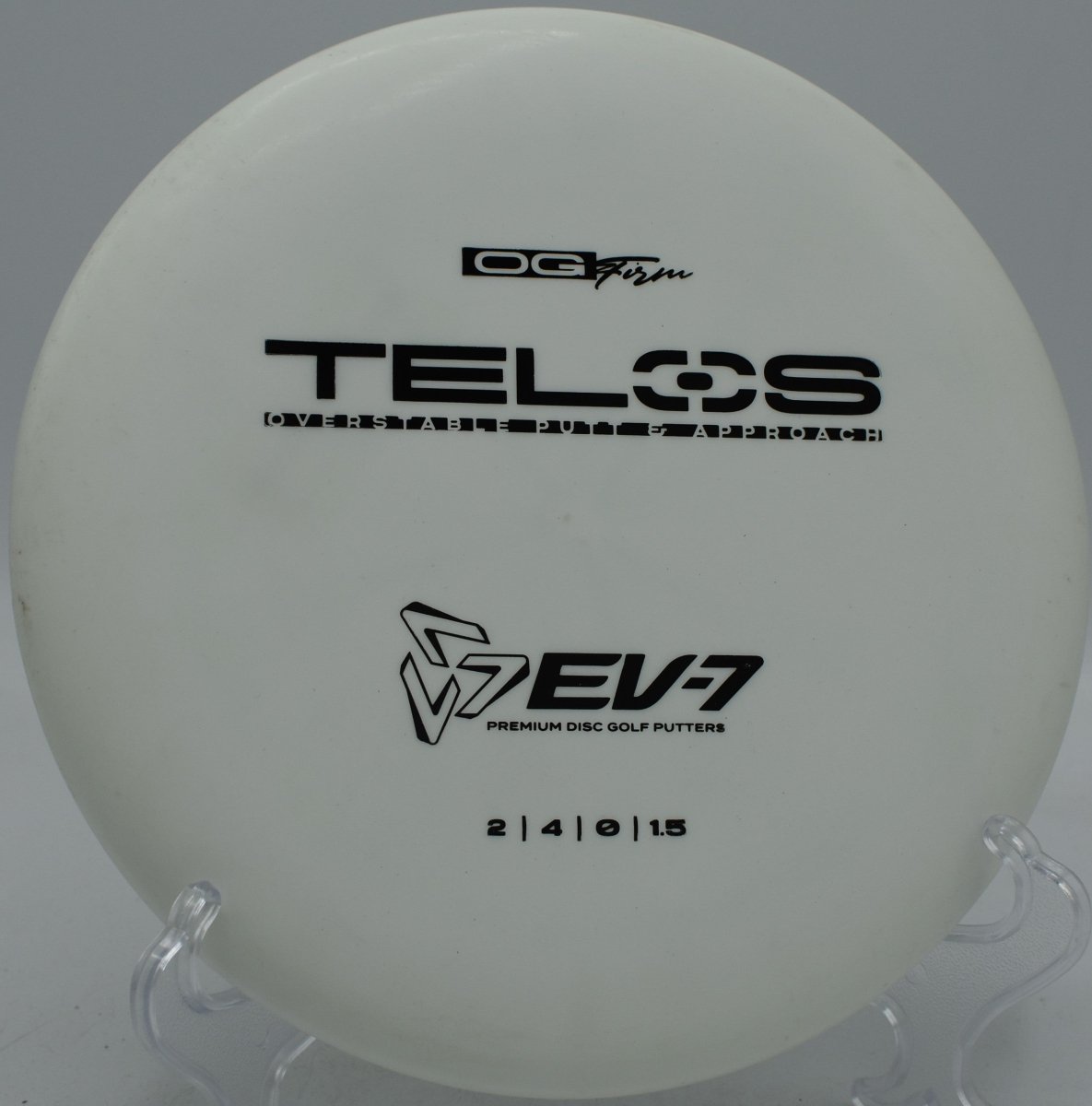 EV-7 Telos (OG Firm) putter available in Washington with nationwide shipping for disc golf players