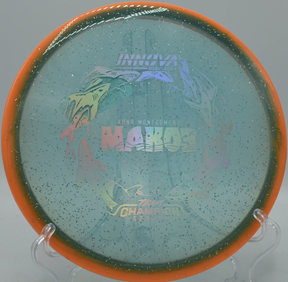 Innova Kona Montgomery Tour Series Mako3 displayed at Winthrop Gold Disc Golf Course in Rock Hill, South Carolina, delivering smooth release and consistent midrange accuracy