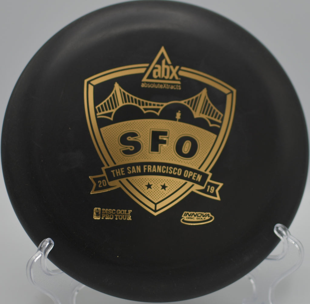 Black DX Aviar floating on a smooth line at Eagles Crossing Disc Golf Course in Hawk Point, Missouri.