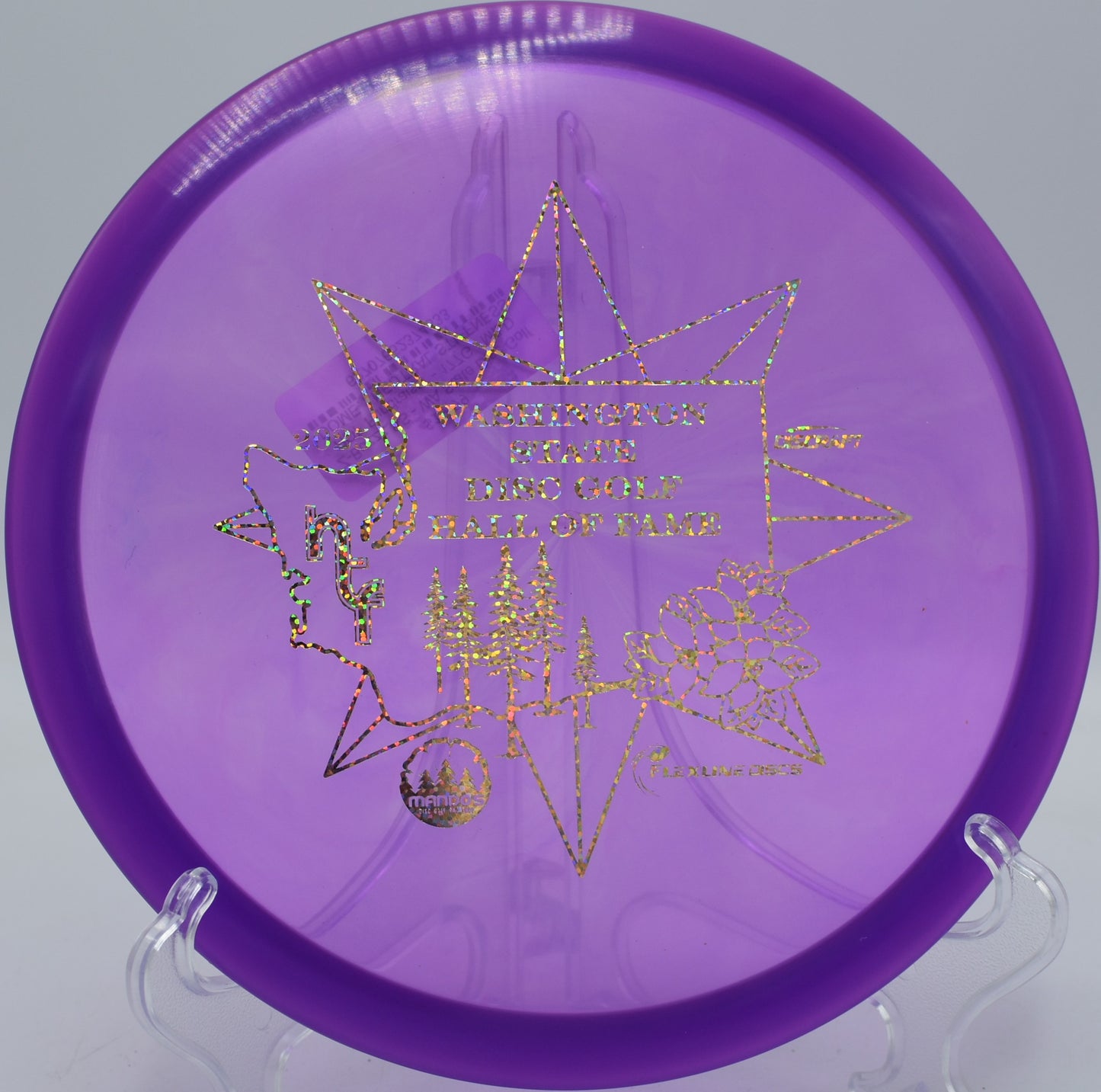 Discraft Z Buzzz SS on a soft turnover into the green at Blue Ribbon Pines in East Bethel, Minnesota