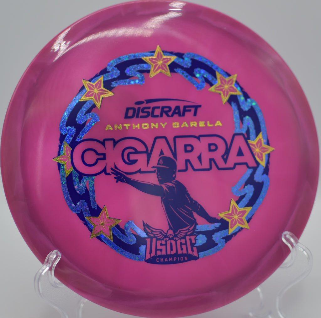 Fairway-ready Z-Swirl Cigarra at The Oaks DGC in Mokena, IL, ideal for shaping hyzer-flip placement drives.