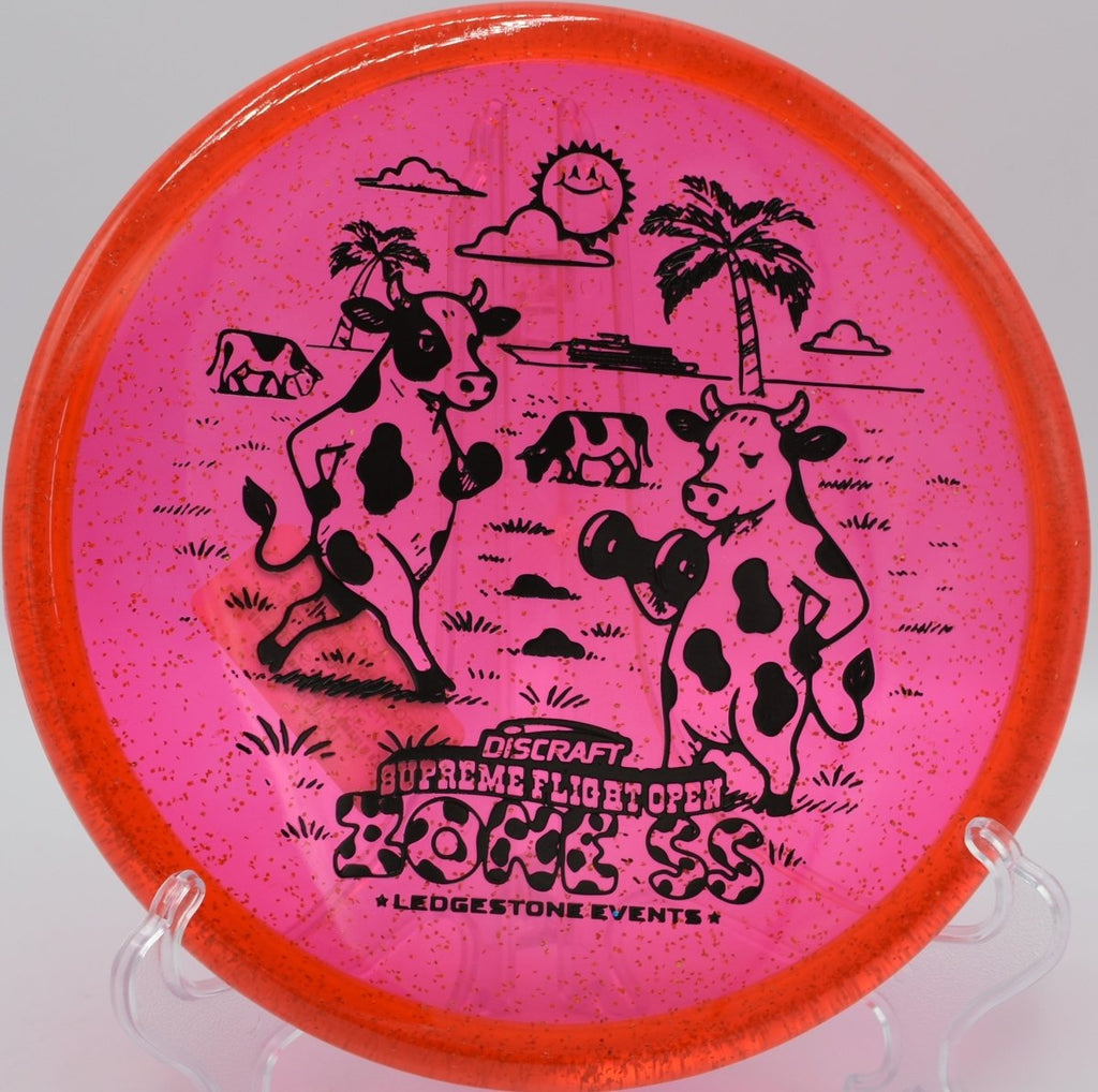 SFO CryZtal Sparkle Zone SS wind-tested placement shot holding stability at Northwood Black DGC in Morton, IL