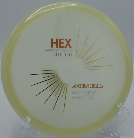 Full Eclipse Hex threading tight trees during a glow round at Tyler State Park, PA

