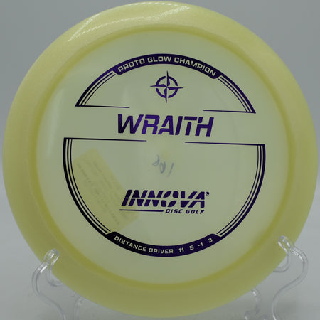 Proto Glow Wraith soaring through twilight skies at North Boundary Disc Golf Course in Cranberry Township, PA