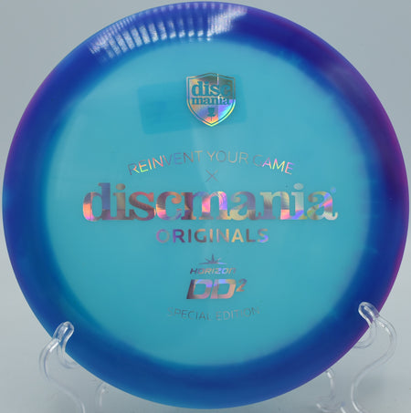 Dealer Appreciation Glow Horizon C-Line DD2 ripping down the fairway at Water Works Park Disc Golf Course in Kansas City, Missouri