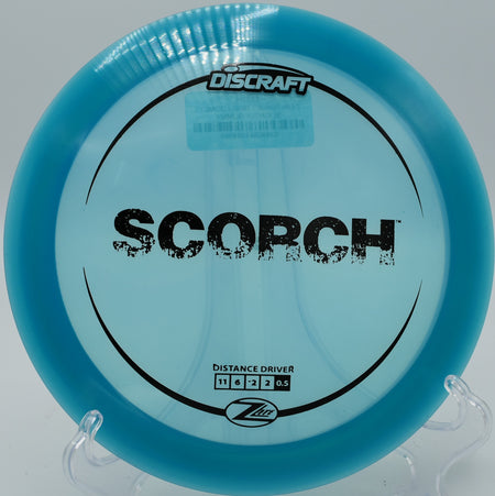 Discraft Z Lite Scorch – Lightweight understable driver perfect for hyzer flips at Patapsco Valley State Park Disc Golf Course in Maryland.

