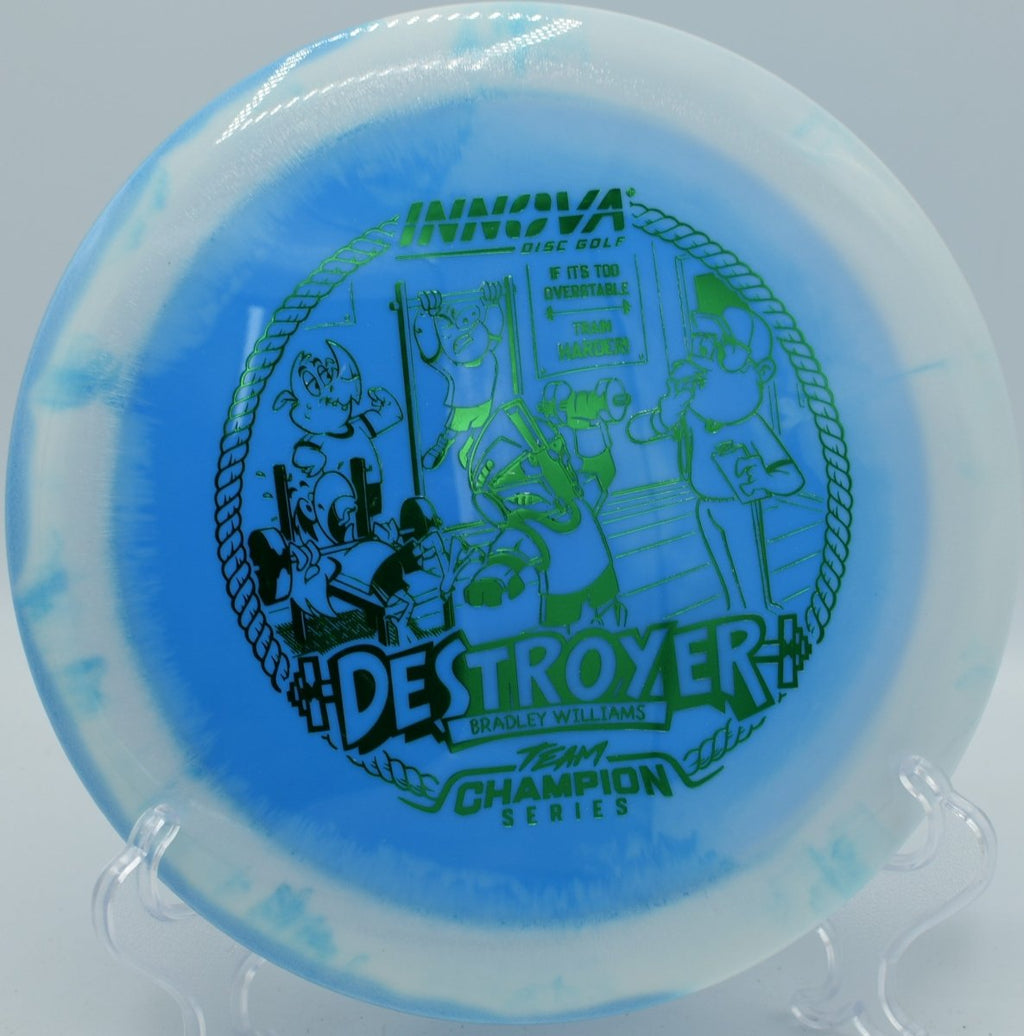 Bradley Williams Halo Star Baby Destroyer distance driver unlocking glide at Toboggan Disc Golf Course Michigan