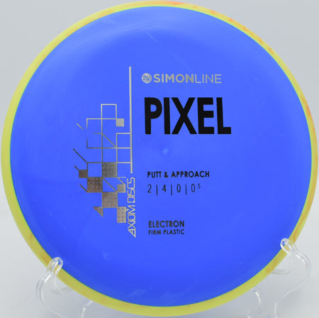 MVP Electron Pixel draining a putt under the lights at Fountain Hills Disc Golf Park in Fountain Hills, Arizona