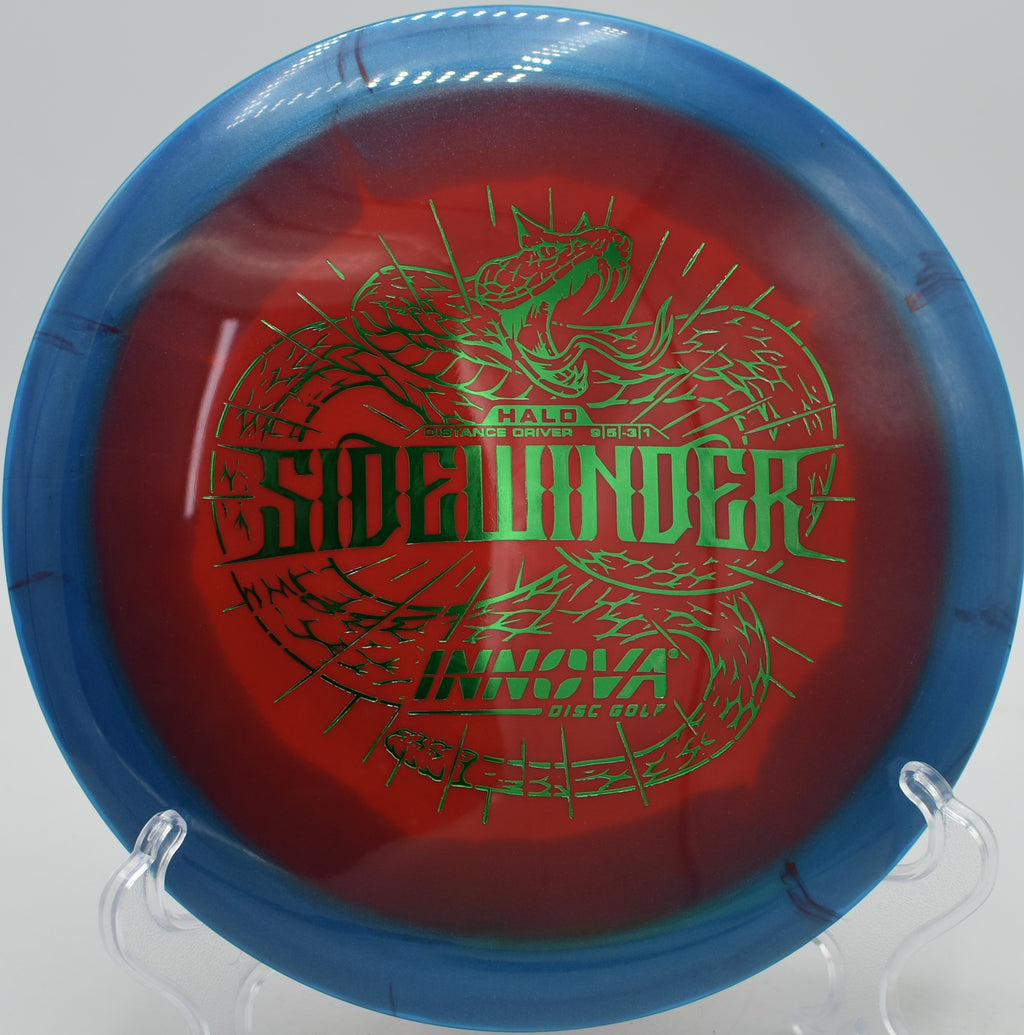 Halo Sidewinder flex line drive at Hornets Nest Disc Golf Course in Charlotte, North Carolina