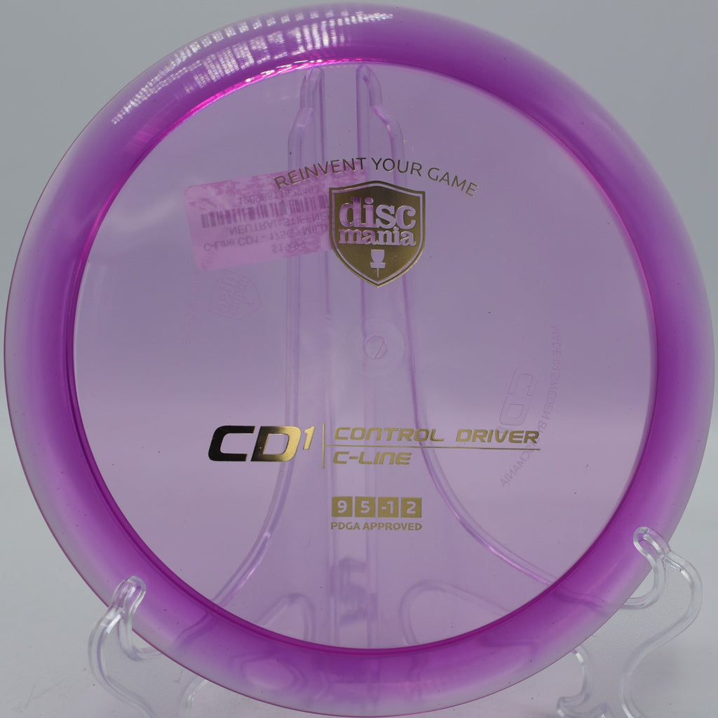 C-Line CD1 Discmania driver carving S-curves at Northwood Black Disc Golf Course in Morton, Illinois.