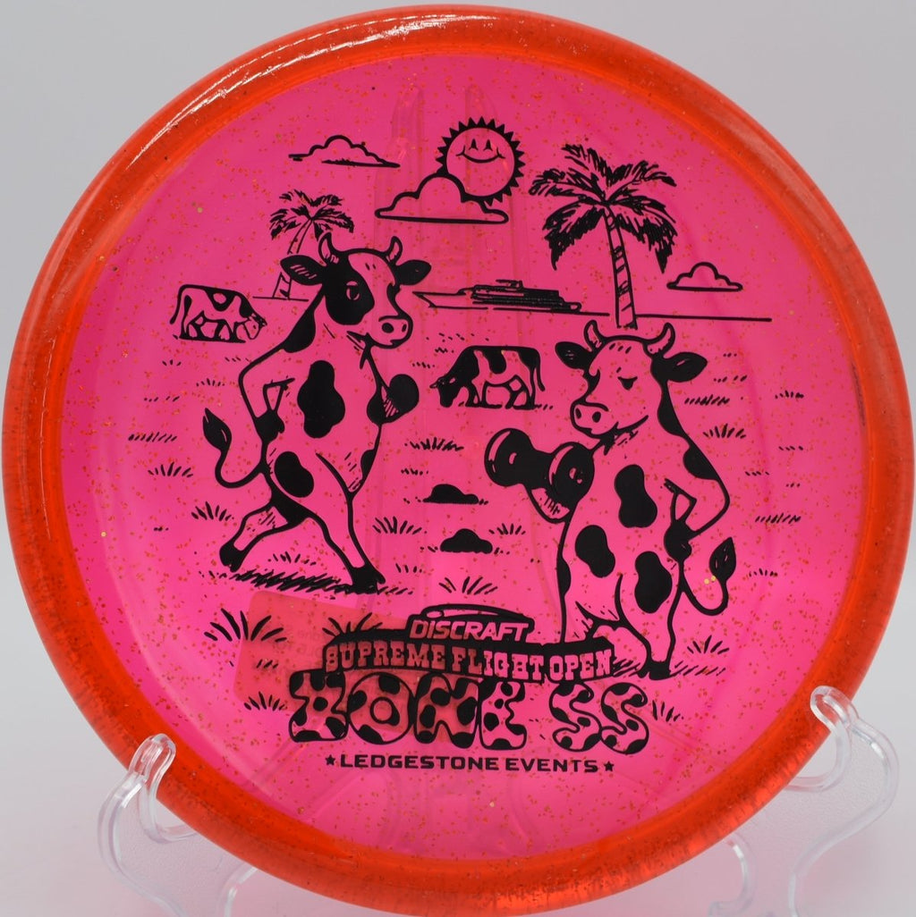 SFO CryZtal Sparkle Zone SS green-hunting forehand with clean fade finish at Iron Hill DGC in Newark, DE