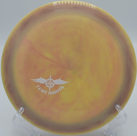 Unique TEAM STAMP 2016 BRINSTER STAR DESTROYER disc for disc golf collectors, available in San Francisco, CA, and nationwide across North Carolina, Minnesota, and Alabama.