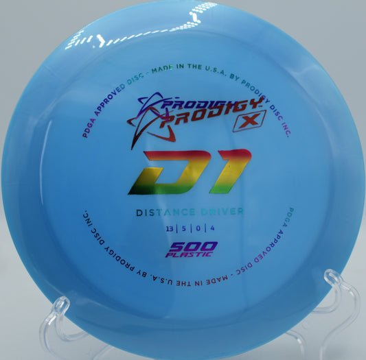 Factory Second Prodigy D1 500 Plastic driving into a headwind at Jones Supreme in Emporia, Kansas.