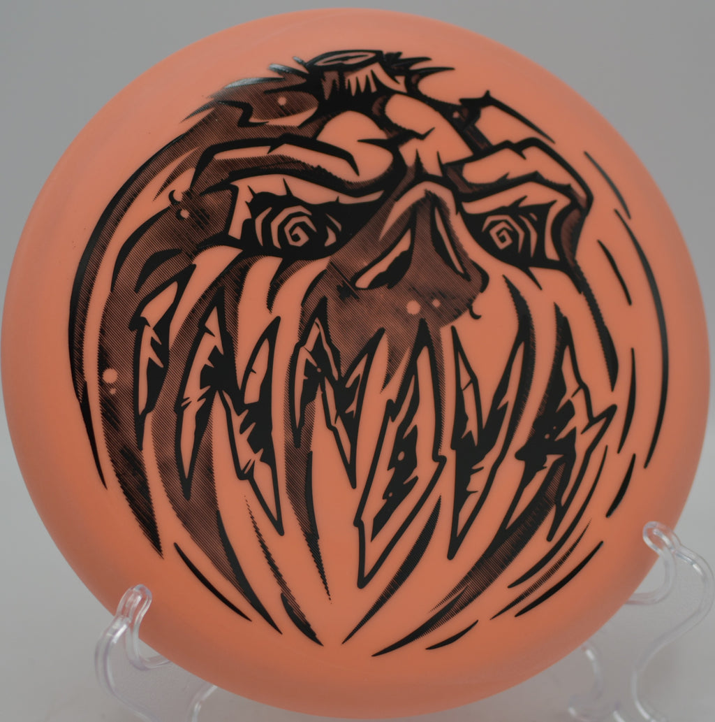 Halloween Nexus Proto Glow Aviar point-and-shoot release at Grand Central Station Disc Golf Course in Central, South Carolina.