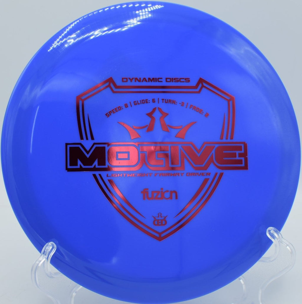 Dynamic Discs Fuzion Motive lightweight control driver gliding easy at Pier Park Disc Golf Course in Portland Oregon