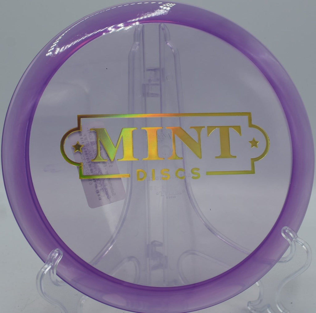 Mint Discs Eternal Salamander fairway driver maintaining clean angle at Dellwood Disc Golf Course in Lockport Illinois