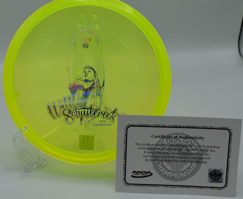 CHAMPION ROC (USDGC 2014) with Certificate of Authenticity, a rare collector's disc with exclusive design, available nationwide and in Phoenix, AZ.