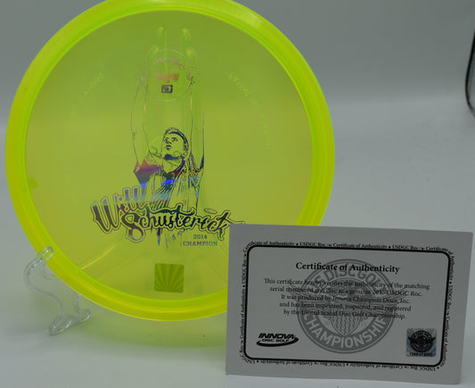 CHAMPION ROC (USDGC 2014) with Certificate of Authenticity, a rare collector's disc with exclusive design, available nationwide and in Phoenix, AZ.