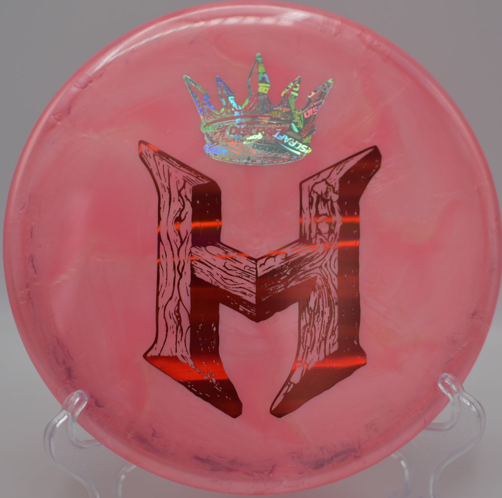 Special edition Holyn Handley Zone SS resting on turf at Roy G. Guerrero DGC in Austin, TX, built for finesse-driven approach shots.