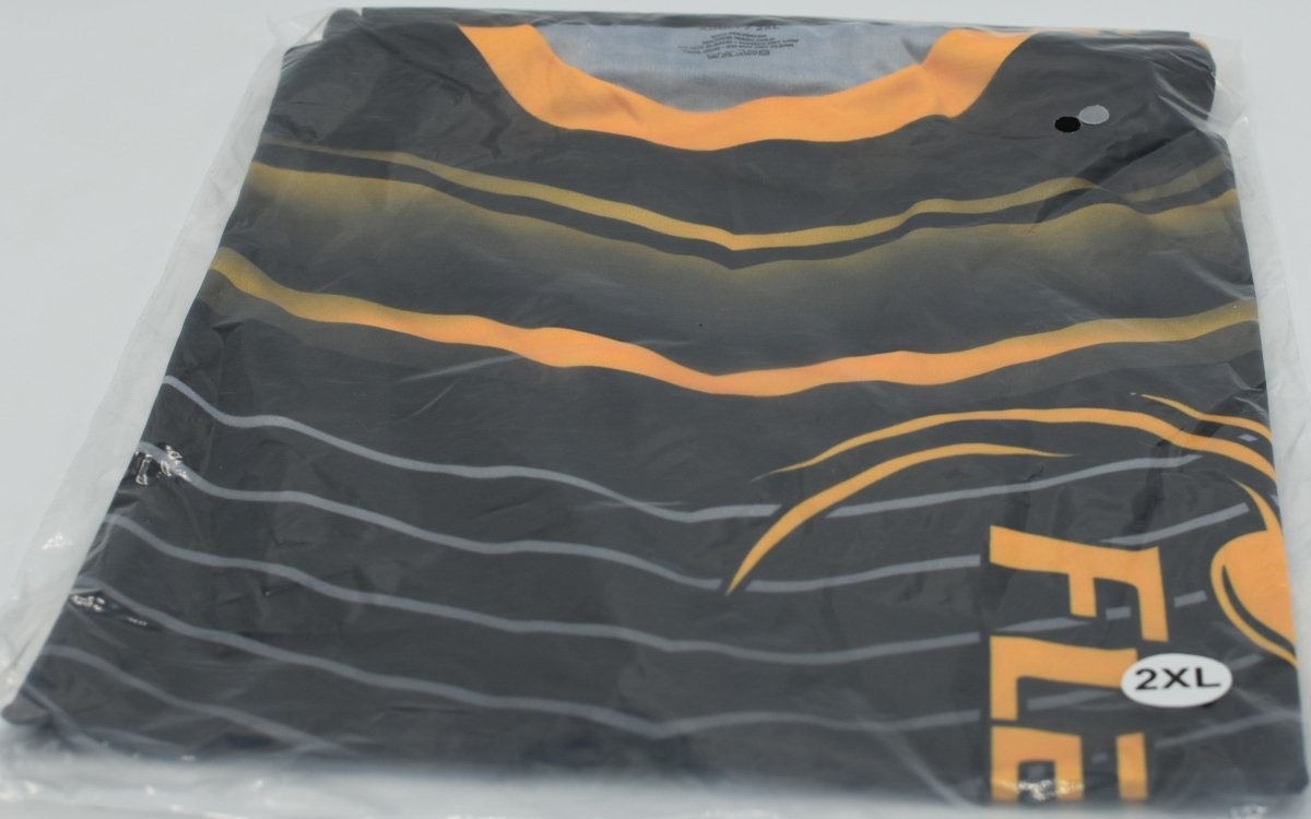 Custom Dry Fit T-Shirt (Flexlinediscs Logo) Design 2 - Flexline Discs - 48060632066493