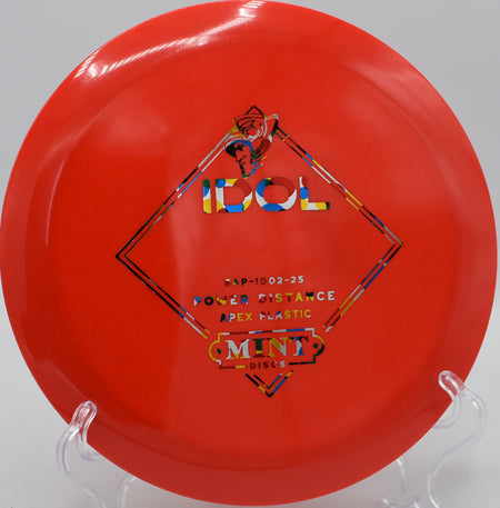 Apex Idol stable distance driver released on a forehand bomb at Fountain Hills Disc Golf Course in Fountain Hills, Arizona