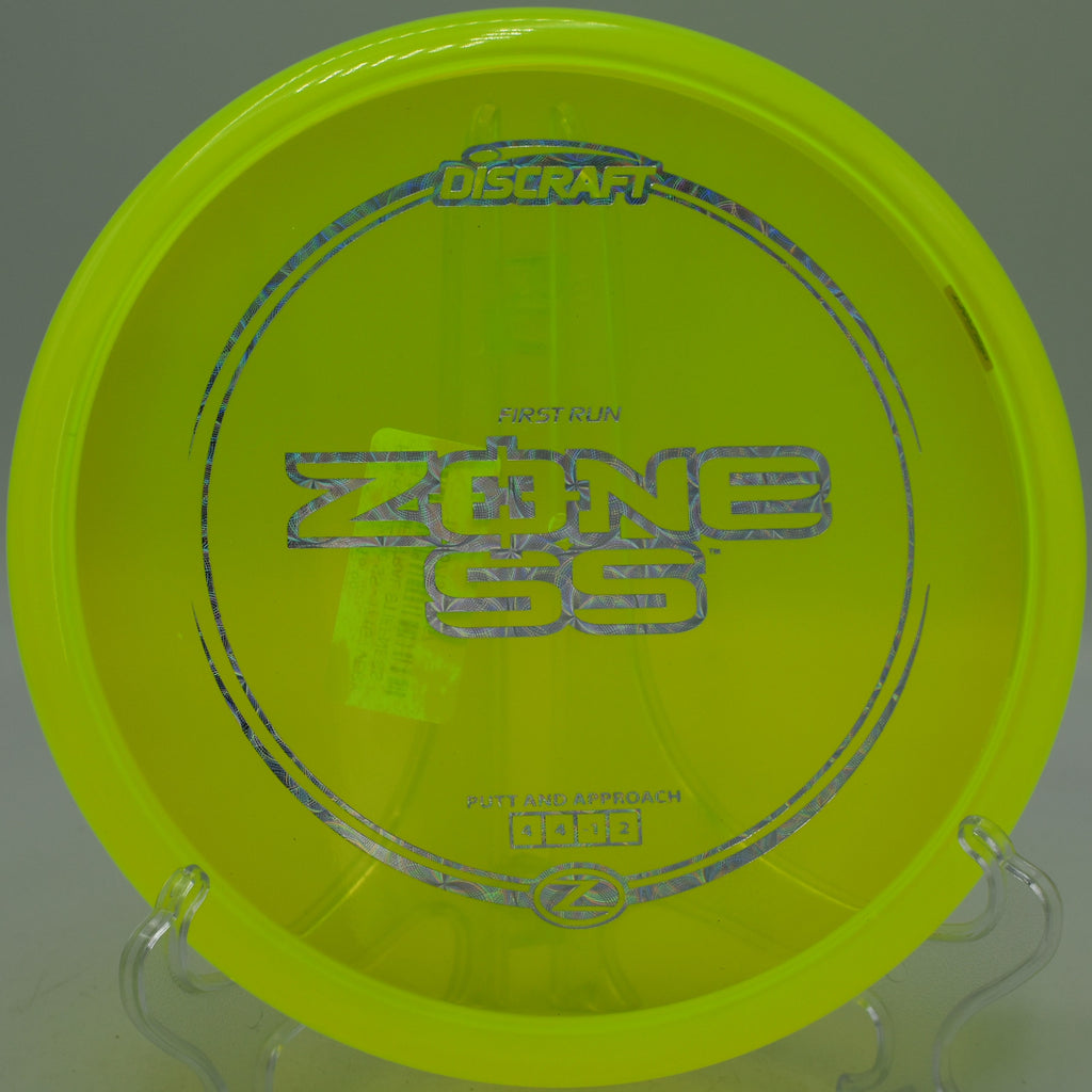 Zone SS First Run sitting softly on green at Fox Chase DGC in Albemarle, NC