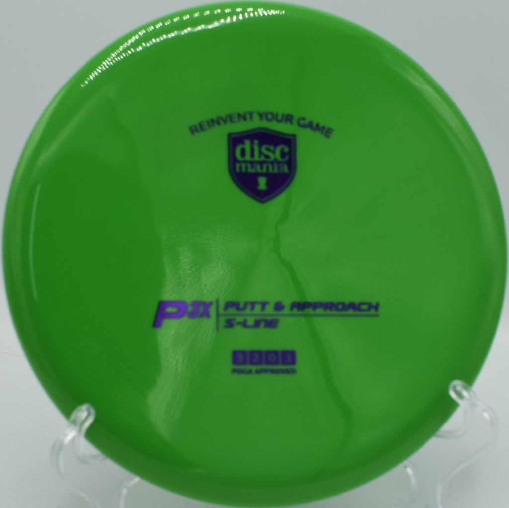 Discmania S-Line P3x overstable beaded putter finishing hard on approach at Maple Hill Disc Golf Course Massachusetts