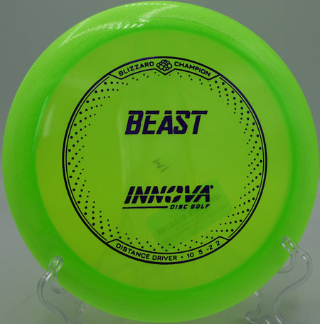 Blizzard Champion Beast disc flying a smooth turnover line at DeLaveaga Disc Golf Course in Santa Cruz, California