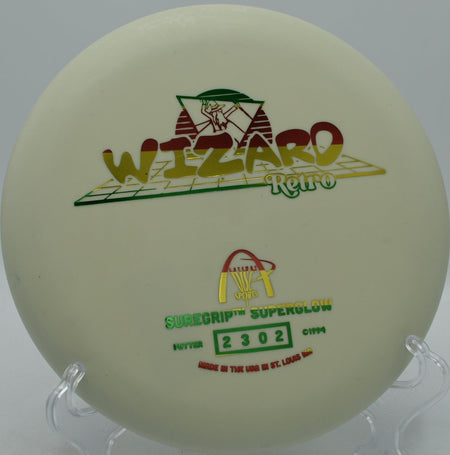 Gateway Retro Wizard SuperGlow displayed at Brewster Ridge DGC, Jeffersonville VT for glow rounds and upshots