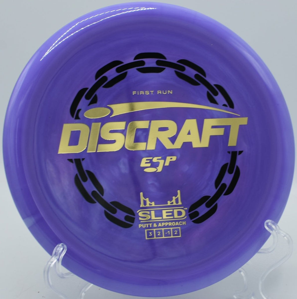 ESP First Run Sled smooth glide putter at Bear Mountain Disc Golf Course in Wise River, Montana